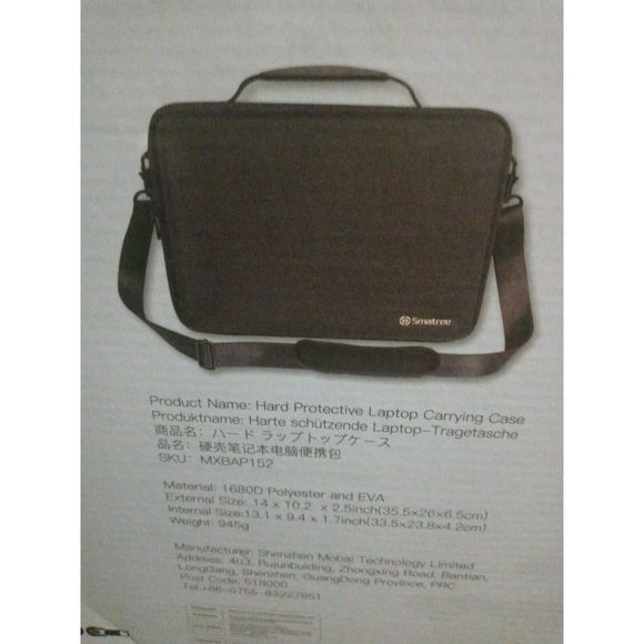 Smatree A361B Hard Protective Laptop Case Black Color Open Box - Picture 12 of 16